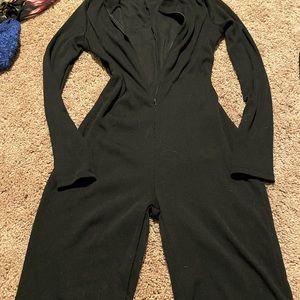 Black romper long sleeve